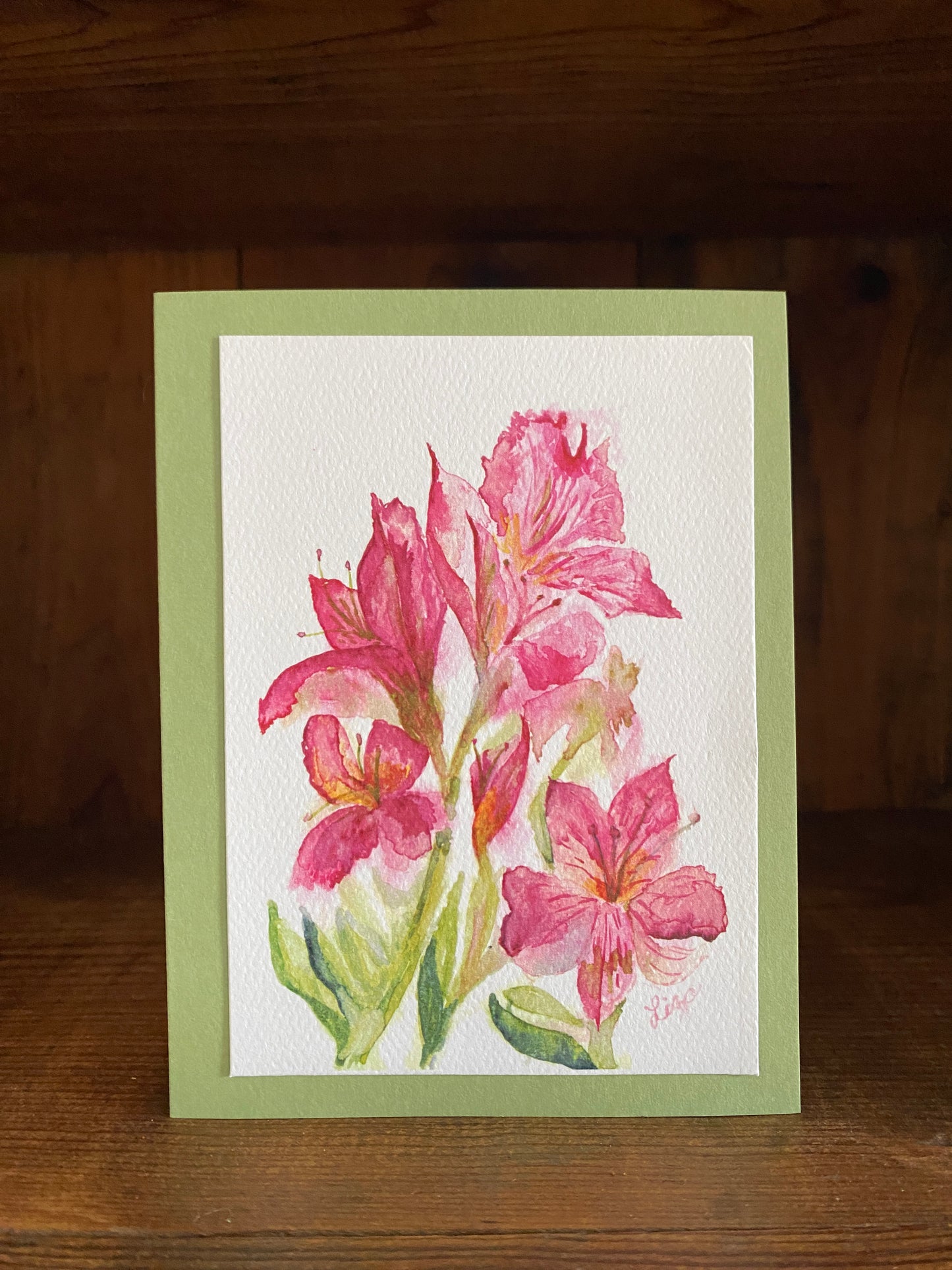 Peruvian Lily- 1 card