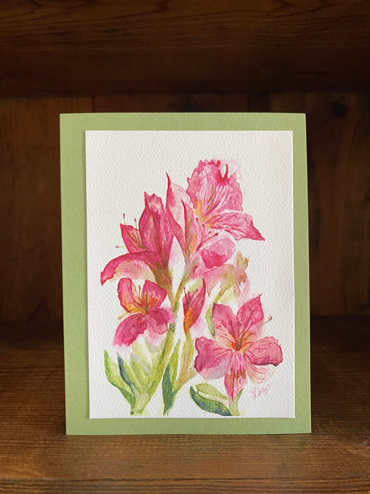 Peruvian Lily- 1 card